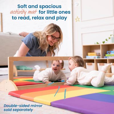 ECR4Kids SoftZone Turning Tiles Activity Mat, Assorted Image 2