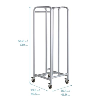 ECR4Kids The Surf Portable Lap Desk with Mobile Storage Rack, Flexible Seating, Pink, 30-Piece Image 1