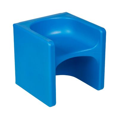 ECR4Kids Tri-Me 3-In-1 Cube Chair, Kids Furniture, Blue Image 1