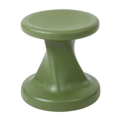 ECR4Kids Twist Wobble Stool, 14in Seat Height, Active Seating, Hunter Green Image 1