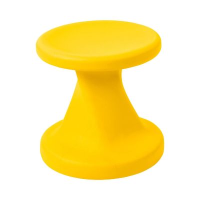 ECR4Kids Twist Wobble Stool, 14in Seat Height, Active Seating, Yellow Image 1