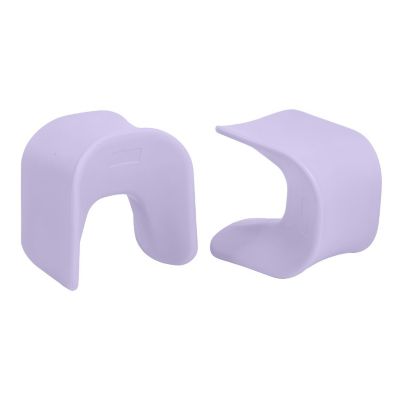 ECR4Kids Wave Seat, 14in - 15.1in Seat Height, Light Purple, 2-Pack Image 1