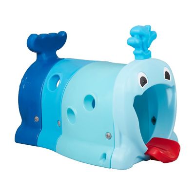 ECR4Kids Willow Climb-N-Crawl Whale, Junior, Play Structure Image 1