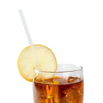 Edge Collections  - 10.25" - Clear Paper Wrapped Straw! Image 1