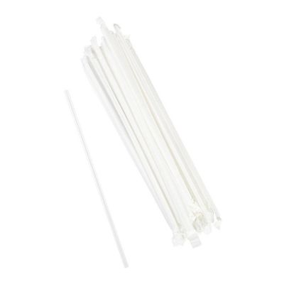Edge Collections  - 10.25" - Clear Paper Wrapped Straw! Image 2