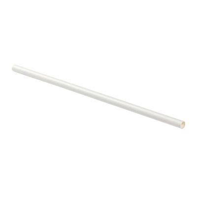 Edge Collections  - 10.25" - White Wrapped Straws! Image 1