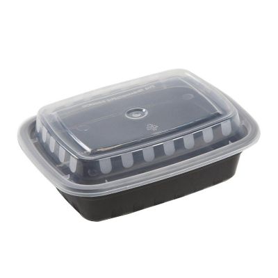 Edge Collections  - 12" - Black Containers and Lids! Image 1