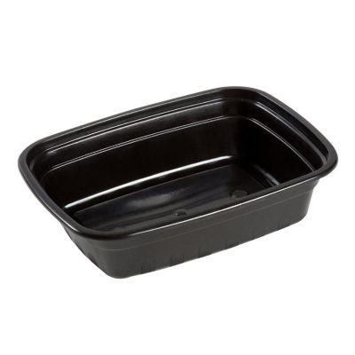 Edge Collections  - 12" - Black Containers and Lids! Image 1