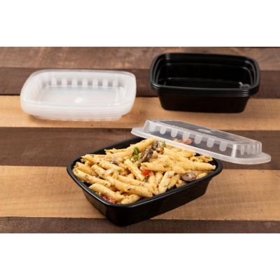 Edge Collections  - 12" - Black Containers and Lids! Image 2