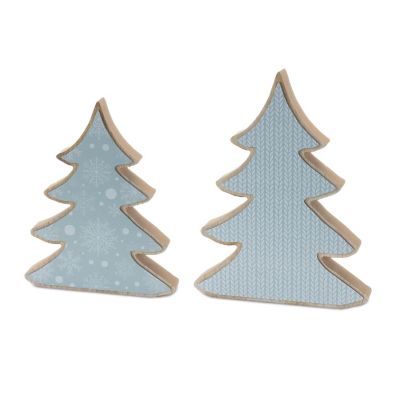 Edge Collections - 12" - Blue - Pine Tree Decor! Image 1