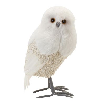 Edge Collections - 12&amp;#8221; - White - Winter Owl Foam Decor! Image 1