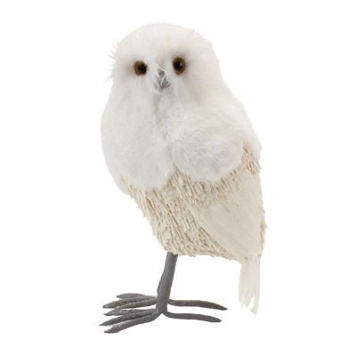 Edge Collections - 12&amp;#8221; - White - Winter Owl Foam Decor! Image 2