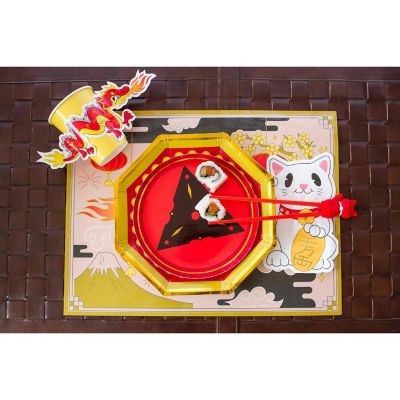 Edge Collections - 12&amp;#8221; x 16&amp;#8221; - Multicolor - Ninja Paper Placemat! Image 2