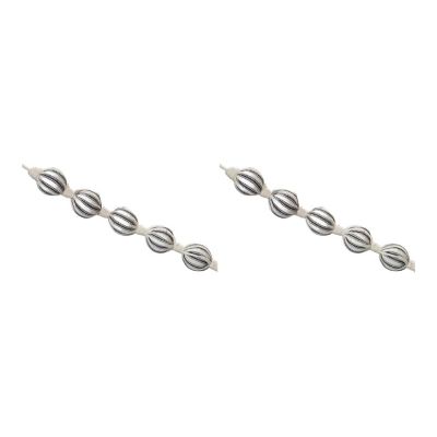 Edge Collections - 15' - Multicolor - Fabric Ball String Garland! Image 2