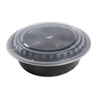 Edge Collections  - 16" - Black Containers and Lids! Image 1