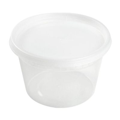 Edge Collections  - 16" - Clear Deli Containers and Lids! Image 1