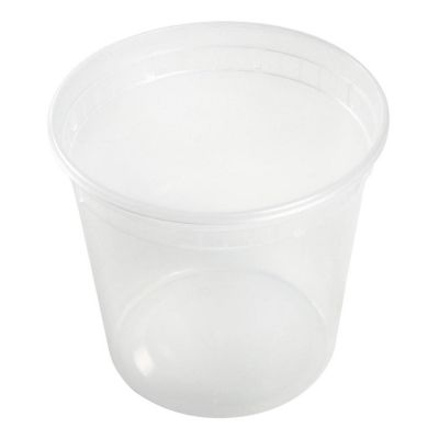 Edge Collections  - 24" - Clear Deli Containers and Lids! Image 1