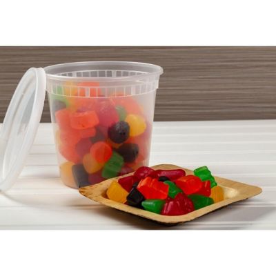 Edge Collections  - 24" - Clear Deli Containers and Lids! Image 2