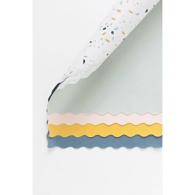 Edge Collections - 27.5&amp;#8221; x 38.5&amp;#8221; - Multicolor - Terrazzo Gift Wrap Two-Sided 4 Sheets! Image 1