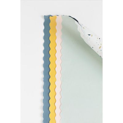 Edge Collections - 27.5&amp;#8221; x 38.5&amp;#8221; - Multicolor - Terrazzo Gift Wrap Two-Sided 4 Sheets! Image 1