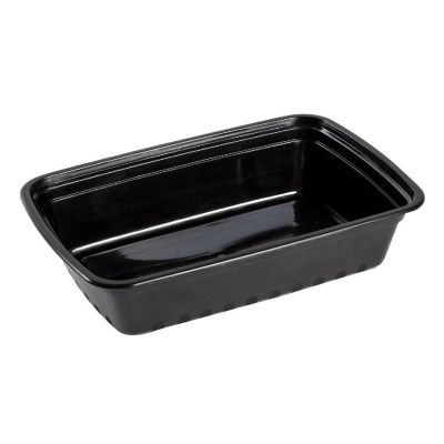 Edge Collections  - 28" - Rectangular Black Containers and Lids! Image 1