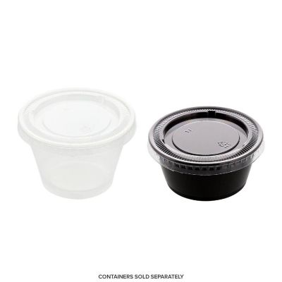 Edge Collections  - 3.25/4/5.5 - PET Clear Portion Cup Lid! Image 1