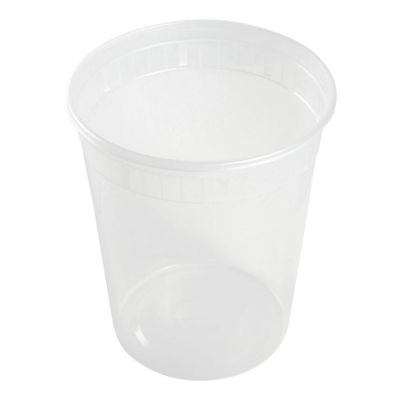 Edge Collections  - 32" - Clear Deli Containers and Lids! Image 1