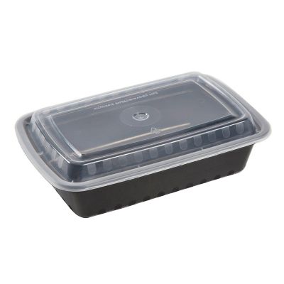 Edge Collections  - 32" - Rectangular Black Containers &amp; Lid! Image 1