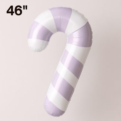 Edge Collections - 46" - Lavender Candy Cane Balloon Image 1