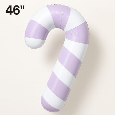 Edge Collections - 46" - Lavender Candy Cane Balloon Image 2