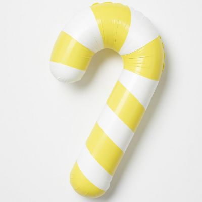 Edge Collections - 46" - Yellow Candy Cane Balloon Image 1