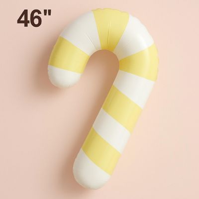 Edge Collections - 46" - Yellow Candy Cane Balloon Image 2