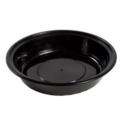 Edge Collections  - 48" - Round Black Containers and Lids! Image 1