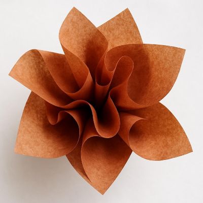 Edge Collections - 480 sheets - Brown - Satin Tissue Paper Image 1