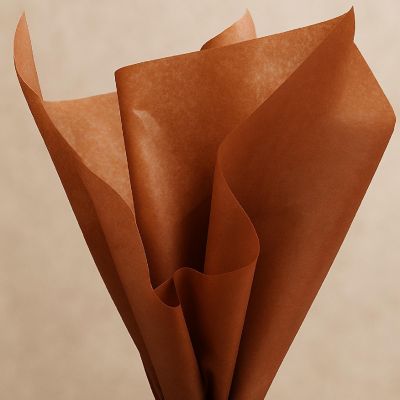 Edge Collections - 480 sheets - Brown - Satin Tissue Paper Image 2