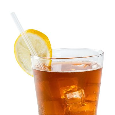 Edge Collections  - 5.75" - Clear - Jumbo Unwrapped Straws! Image 1