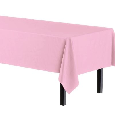 Edge Collections - 54" x 108" - Pink - Heavy Duty Tablecovers Image 1