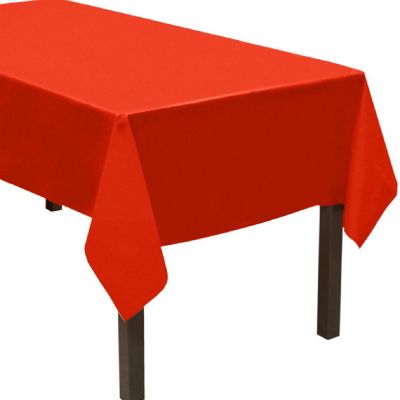 Edge Collections - 54" x 108" - Red - Heavy Duty Tablecovers Image 1