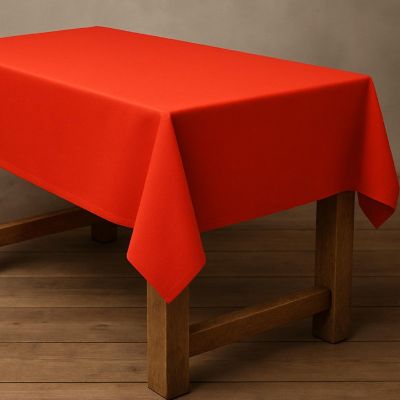 Edge Collections - 54" x 108" - Red - Heavy Duty Tablecovers Image 2