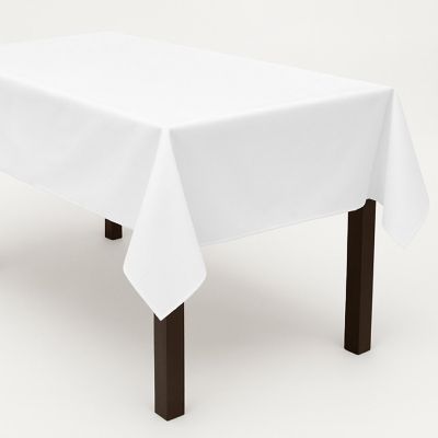 Edge Collections - 54" x 108" - White - Durable Tablecovers Image 2
