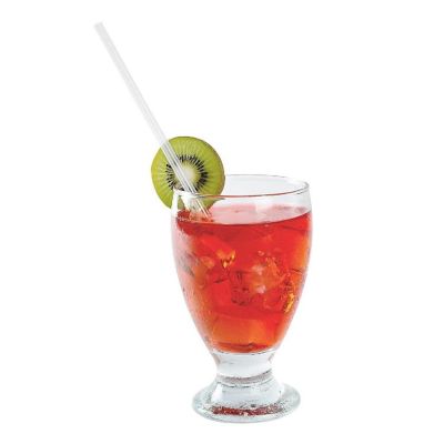 Edge Collections  - 7.75" - Jumbo Clear Paper Wrapped Straw! Image 1