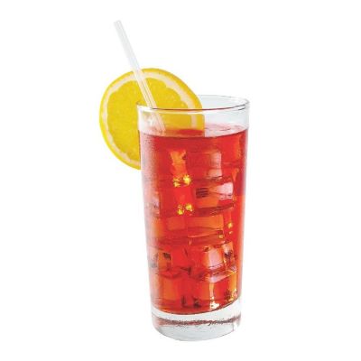 Edge Collections  - 7.75" - Jumbo Clear Poly Wrapped Straws! Image 1