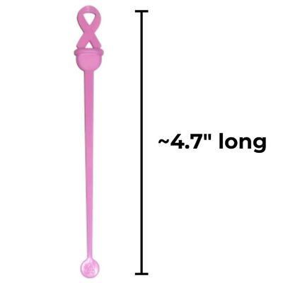Edge Collections  - 7.75" - Jumbo Clear Unwrapped Straws! Image 2
