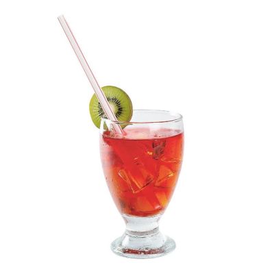 Edge Collections  - 7.75" - Multicolor - Stripes Paper Wrapped Straws! Image 1