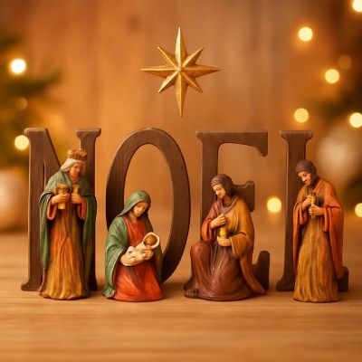 Edge Collections - 7" - Multicolor - Christmas Nativity Scene! Image 2