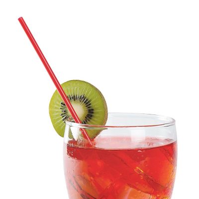 Edge Collections  - 7" - Red Poly Wrapped Stirrers! Image 1
