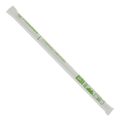 Edge Collections  - 8.5" - Clear - Giant Cellulosic Compostable Straws! Image 1