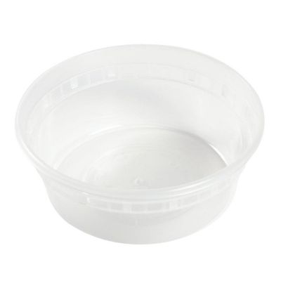 Edge Collections  - 8" - Clear Deli Containers and Lids! Image 1