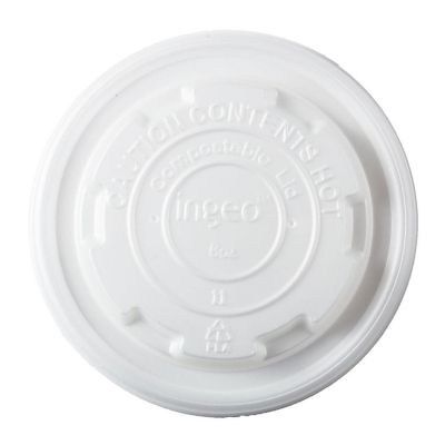 Edge Collections  - 8" - White - Food Container Lids! Image 1