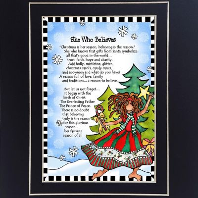 Edge Collections - 8" x 10" - Multicolor - Sentimental Christmas Gift Art! Image 1